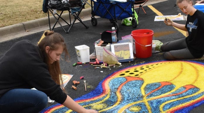 Flowers, Chalk and Living History