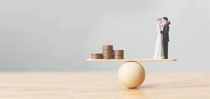 Financial save money for wedding. Prepare for marriage expenses