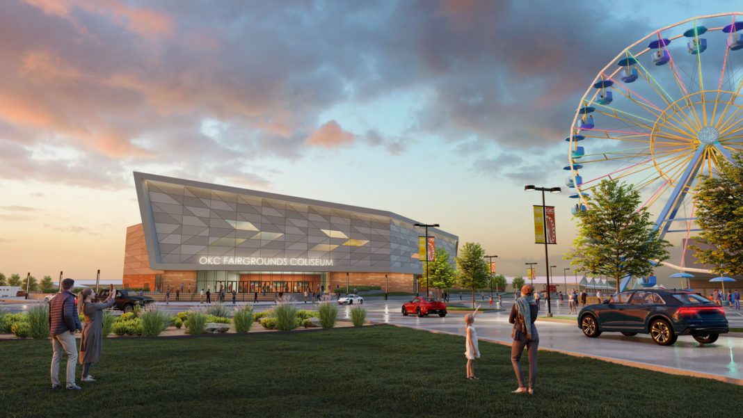 Rendering - New Coliseum Approach Dusk 8-23-21 (4)